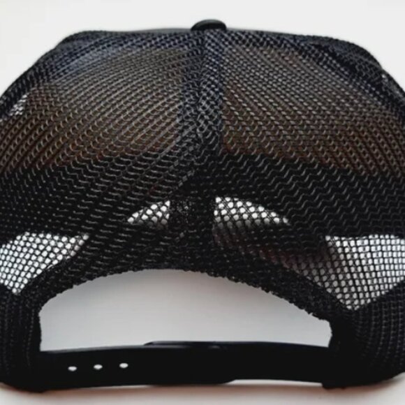 Miami City MIA Foam Mesh Trucker Snapback Cap Hat Black HTV - Picture 2 of 2